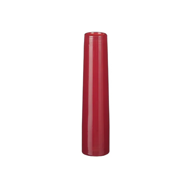 Cilinder Vaas Rood H23,5 x Ø7 cm | Glazen Vaas
