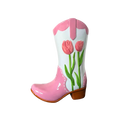 keramische vaas laars voor zijdenbloemen