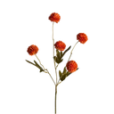 pompom kunsttak oranje natuurlijke uitstraling
