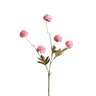 roze pompom kunstbloem