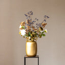 zijden boeket blauw. een natuurlijke uitstraling